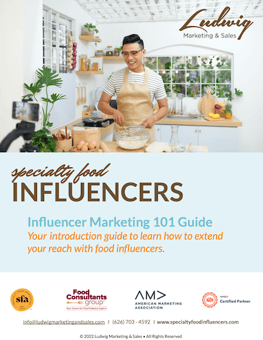 Specialty Food Influencers Marketing 101 Guide